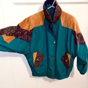 Vintage London Fog Colorblock Down Puffer